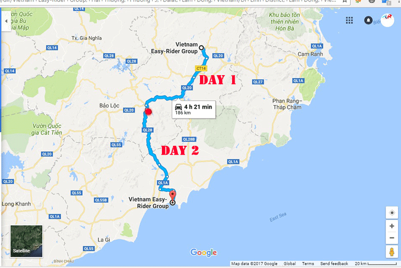 easyrider-tour-from-da-lat-to-mui-ne-in-2days-maps